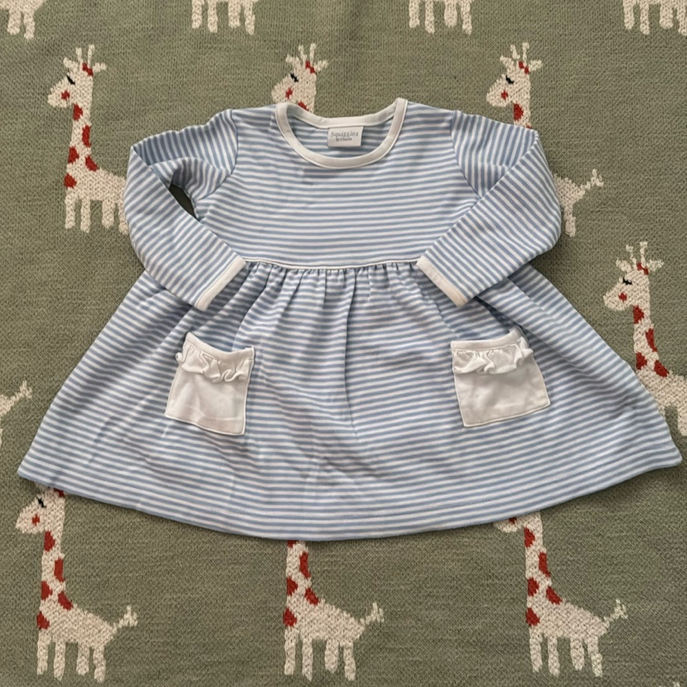 Squiggles Pima Dress with pockets